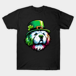 Bolognese Dog Celebrates Saint Patrick's Day Joyfully T-Shirt